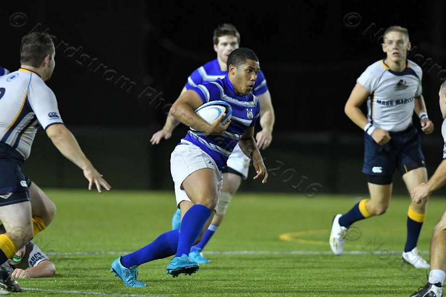 Wheaton Men\'s Rugby vs Mass Maritime.  Photo by Keith Nordstrom